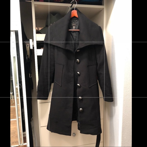 Mango Jackets & Blazers - MNG suit, black high wide neck coat